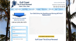 Desktop Screenshot of gulfcoasttileandgrout.com
